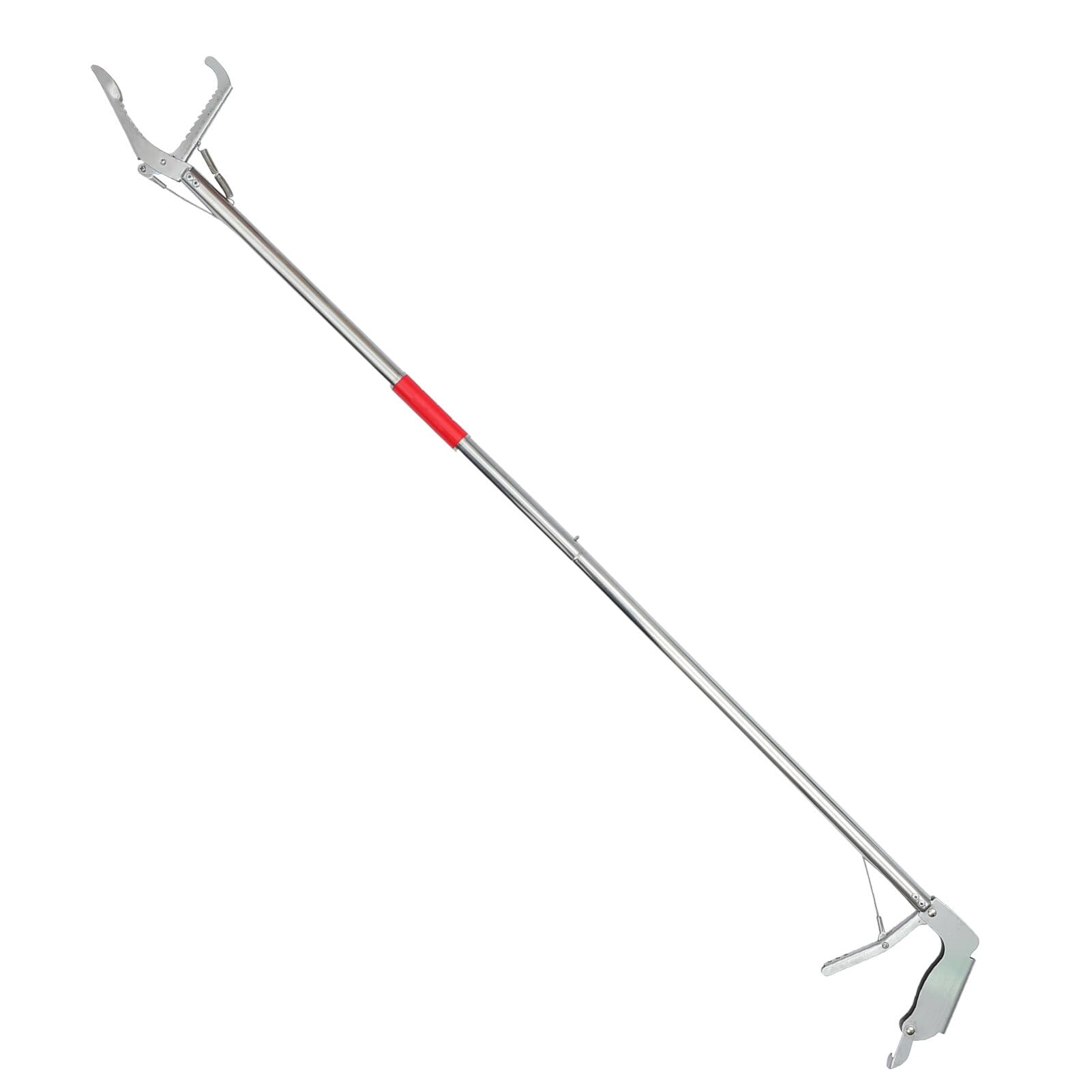 Mipcase 1pc Clip Snake Game Finders Alloy Wide Jaw Pick- up Handling Tool Reptile Grabber Catcher Reptichip Tools Reptile Terrariums Folding Grapple Stainless Steel