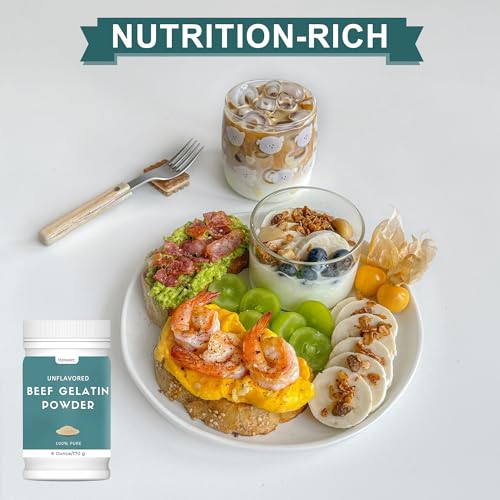 6 oz Beef Gelatin Powder Unflavored, Natural Thickener, Rich in Collagen, Used in Jellies, Puddings, Candies, Dairy Products, Jams and Other Foods - Thumbnail 6