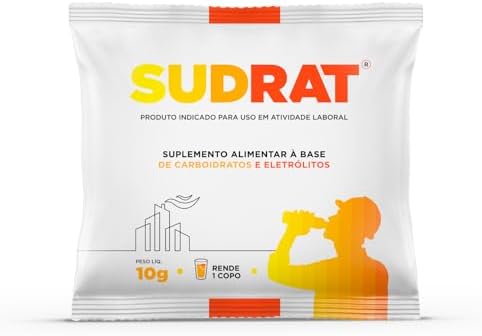 Repositor Isotonico Em Pó Sudrat De 10g Cada Sabores 50un Carboid...