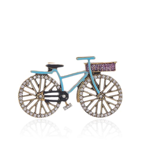 Image of BeeGift Brooch Pin for Women Bicycles Brooch with Created Crystal Rhinestones Brooches and Pins