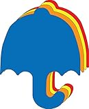 SHAPES ETC. 15 Pcs Umbrella Assorted Color Construction Paper Super Cut-Outs 8x10in Spring Classroom Bulletin Board Decorations April Showers Kids DIY Crafts School Door Decor Weather USA Made