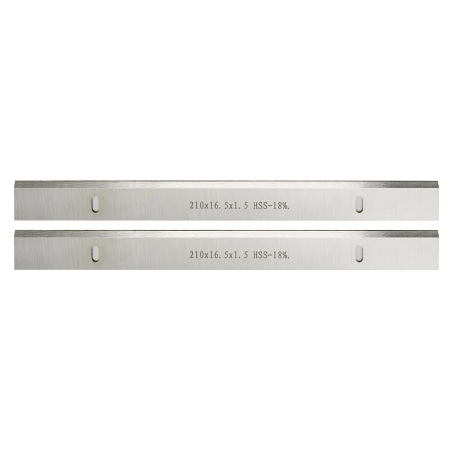 1 par de cuchillas cepilladoras HSS de 210 mm de grosor de 210 x 16,5 x 1,5 mm para accesorios de herramientas de carpintería Scheppach Einhell Erbauer (tamaño: 210 mm)