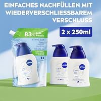 NIVEA Creme Soft Pflegeseife Nachfüllbeutel (500 ml), pflegende Handseife mit Mandel-Öl, mild duftende Flüssigseife zur sanften und hygienischen Reinigung – Ansicht 3