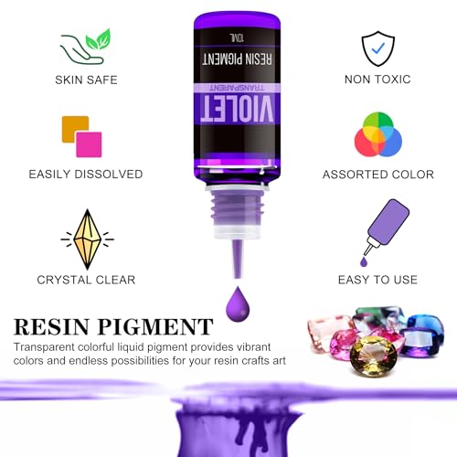 Epoxy Resin Pigment, 30 Colors Concentrated Liquid Epoxy Resins Dye - Image 3