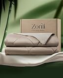 ZonLi Z-Magic 100% Cooling Bamboo Comforter from Viscose, Lightweight All-Season Breathable Bedding Blanket for Hot Sleepers