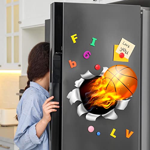 Vinilo Decorativo 3D Baloncesto Naranja Autoadhesivo miniatura 6