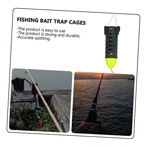 BESPORTBLE 4 Pçs Gaiolas De Isca Para Suportes De Isca De Pesca Alimentadores De Pesca Suprimentos D