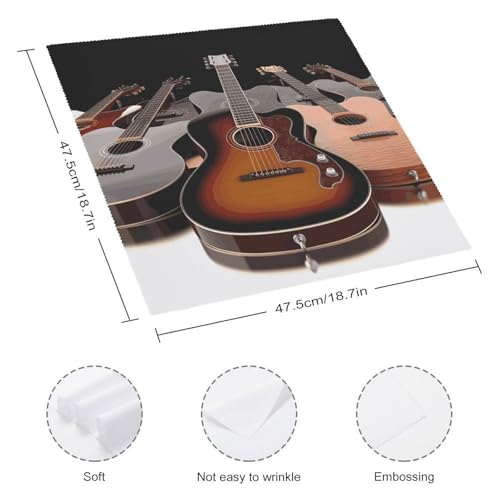 Servilletas de tela cuadradas flores 47.5x47.5 cm pack 4 miniatura 2