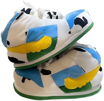 XDDCPWL Sneaker Slippers Non Slip Sole Indoor House Plush Slippers Unisex Indoor Floor Cotton Shoes