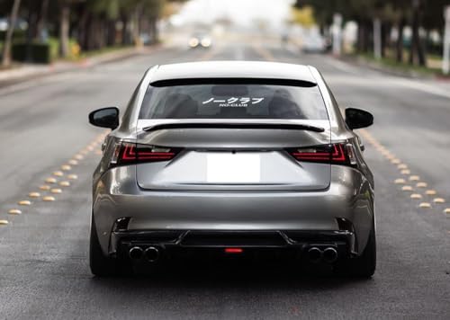Image of iJDMTOY Rear Bumper Reflector Lenses For Lexus 2014-20 IS250 /IS300 /IS350 /IS