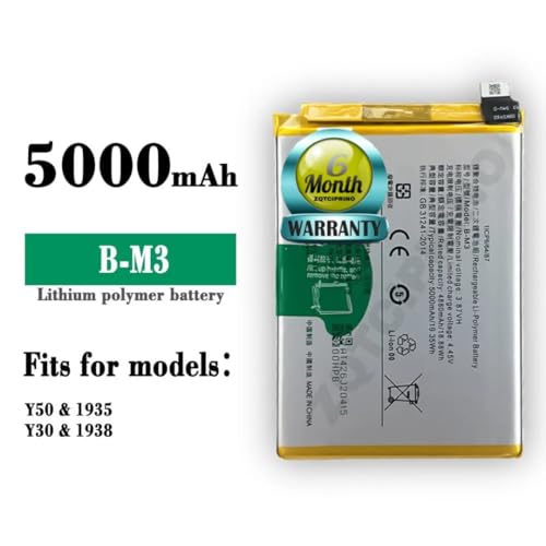Image of Original B-M3 Battery for Vivo Y50 1935 Y30 1938 Battery with 6 Month Warranty ****(B169)
