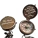 Engraved Compass Gift for Son or Grandson – Personalized Brass Pocket Compass – Custom Keepsake from Dad, Mom, or Grandparents – Graduation, Birthday, Christmas, or Inspirational Gift for Him