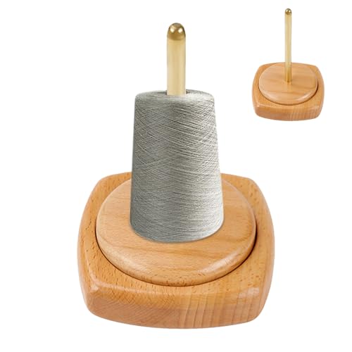 Dévidoir en bois portable pour tricot et crochet au salon