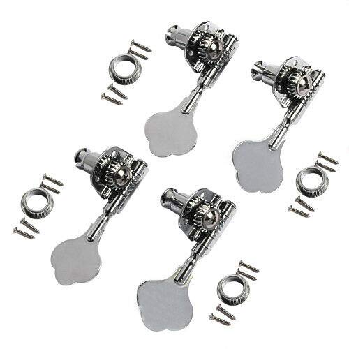 Guitar Parts Bass Guitar Tuning Keys Pegs Tuners Machine s for Jazz P Parts Chrome