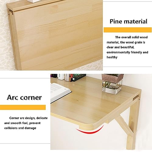 Table de balcon pliable sans secousse pour balustrade stable en bois
