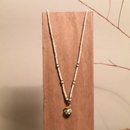 Image of AAKRITI ART CREATIONS Boho & Tribal Handcrafted Ethnic Necklace Collection | Multicolour Pendants, Mandala, Lotus & Dreamcatcher Designs | Artisan Lariat, Collar & Statement Jewelry for Women