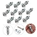 Cabilock 20pcs Petal Nut Expansion Durable Thread Nut Insert Kit for Hollow Walls Easy Installation Screw Anchor Reliable Design for Secure Fixing for Home and Industrial Use