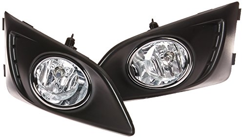 SPEC-D TUNING Clear Lens Fog Lights + H8 Bulbs Included Compatible with 2012-2016 Chevy Sonic L+R Pair Assembly