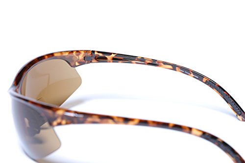 Mass Vision 2 Pair Of Bifocal Sport Wrap Reading Sunglasses, Outdoor Sun Readers For Men And Women (Black/Tortoise, 1.75, Multiplier_X) #TOP3