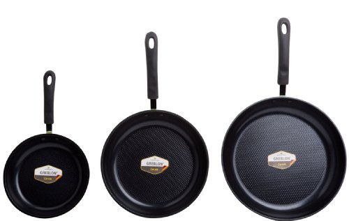 Green Earth Frying Pan 3-Piece Set by Ozeri (8", 10", 12") – 100% PTFE, PFC, APEO, GenX, NMP and NEP-Free German-Made Coating - Thumbnail 5