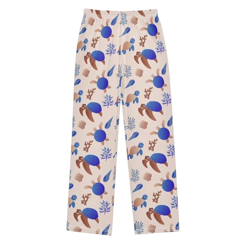 Boys' Pants Sea Ocean Animal Coral Long Bottoms Jogger Pants Elastic Waist Trousers with Pockets S-XL