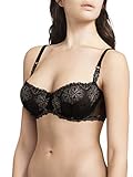 Chantelle CHAMPS ELYSEES, Balconnet Außenträger-BH, Damen Unterwäsche, Noir / Or, 70E