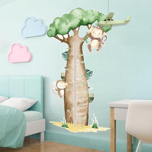 Régua de Crescimento Infantil Tema Bichinhos da Savana