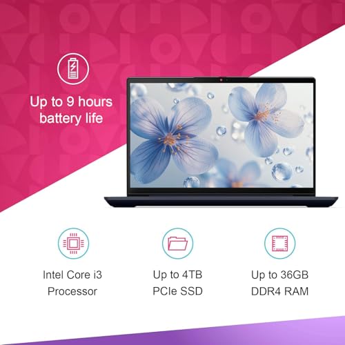 Image of Lenovo IdeaPad 3 14 inch FHD Laptop | Intel Core i3 Processor | Windows 11 | 36GB DDR4 RAM | 4TB PCIe SSD | HDMI & SD Card Reader | Webcam w /Privacy Shutter | Perfect for Students, Work & Everyday Use