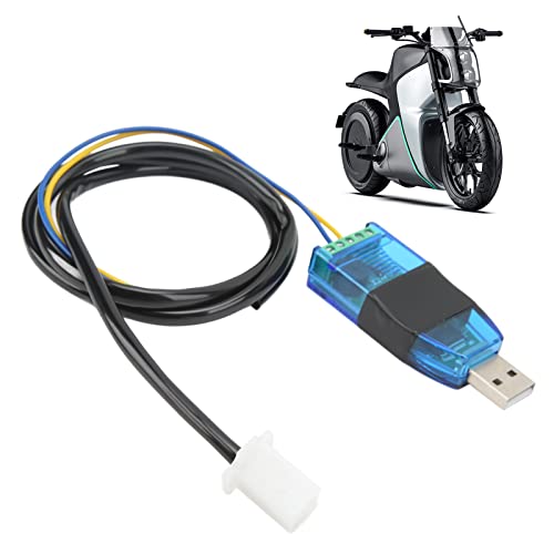 Image of USB Programming Cable for VOTOL EM1502 EM2002 EM2602 Controller, Electric Motorcycle Scooter PC Tuner Kit for EM2 CAN V2, 115200 Baud Rate Data Transfer Line