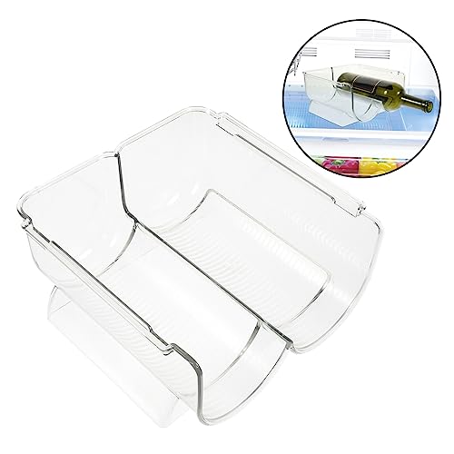 Soporte para botellas de vino acrílico transparente 2 pcs miniatura 5