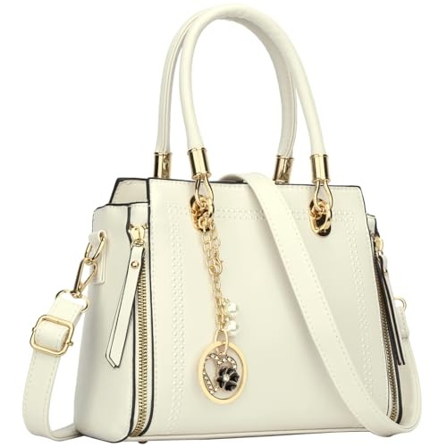 KKXIU Stylish Women Satchel Purses and Handbags Vegan Leather Top...