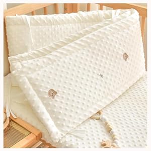 Almohadilla Multifuncional , Suave,Fibra De Poliéster Colchoneta De Lactancia Fácil De Instalar,Protección Integral Almohadilla Para Cubrir El Marco De La Cama Para Decorar Habitaciones ,240x28cm