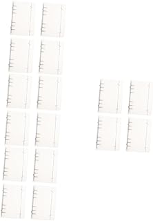 Didiseaon 16 Peças Capa Protetora A6 Protetor De Fichário Macio Para Notebook Capa De Fichário De Couro Protetor De Anel 6 Fichário Pasta Bloco De Notas Capa De Caderno Periódicos Pp A7