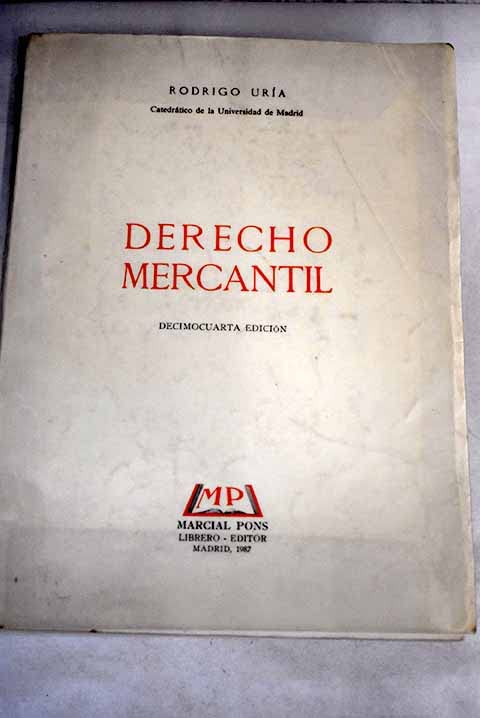 DERECHO MERCANTIL