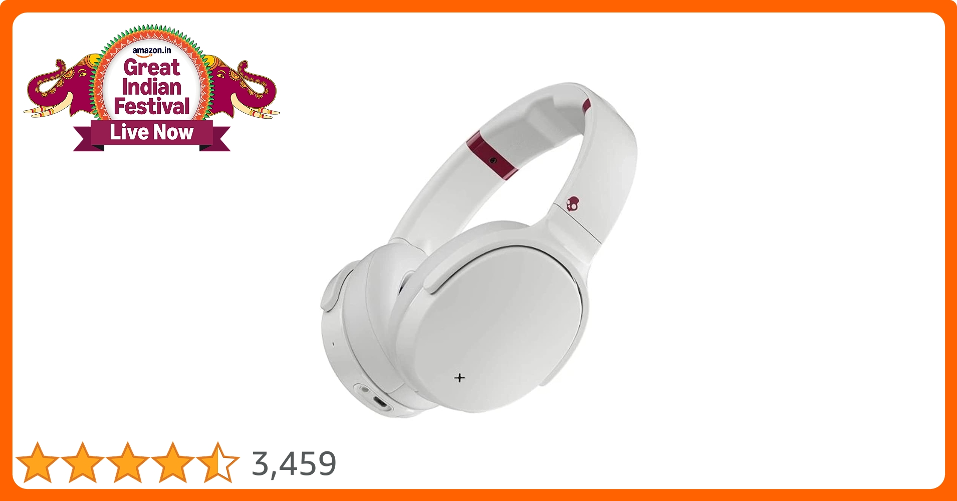Skullcandy - Skullcandy VENUE ANC ヘッドホン S6HCW-L568 Skullcandy Venue Wireless Noise Cancelling Over the Ear