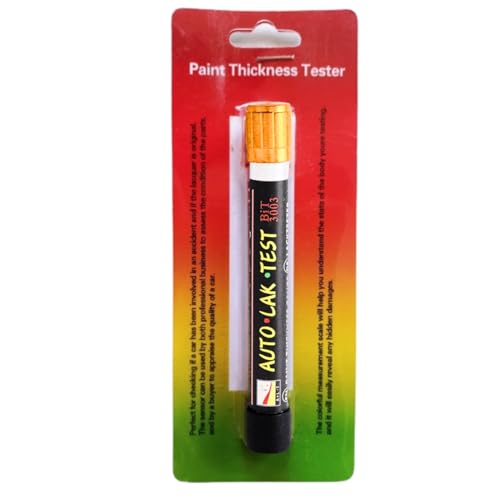 Caneta Teste de Espessura de Revestimento para Automóveis, Testa Carros Batidos, Retoque de Pintura, Medidor de Massa de Tinta
