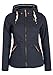 Produktbild DESIRES Lewy Damen Übergangsjacke Steppjacke leichte Jacke gefüttert mit Kapuze und Stehkragen, Größe:M, Farbe:Insignia Blue (1991)