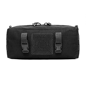 Tactical Molle Pouch, große Kapazität Rucksack Zusatz-Tasche, Zusatztasche modulare Rucksackseitentasche mit D-Schnalle…