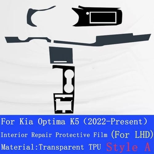 Film TPU anti-rayures boîte de vitesses Kia Optima K5 22 - 3