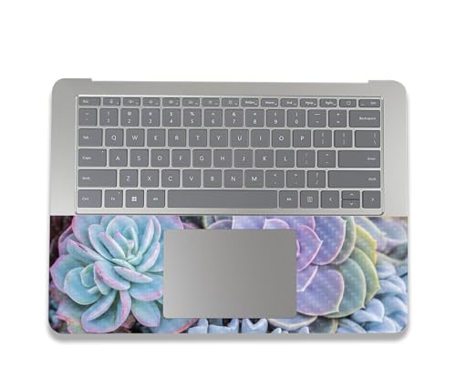 Image of MightySkins Carbon Fiber Skin Compatible with Microsoft Surface Laptop Studio 2 (2023) Full Wrap Kit - Succulent | Protective, Durable Textured Carbon Fiber Finish | Easy to Apply | Made in The USA