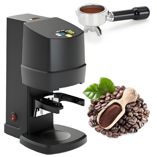 Prensa de café de 58 mm, presión ajustable de 10 a 30 kg, base de prensa de café ajustable en altura para cafetería y hogar, diseño duradero y ergonómico, 27 x 14 x 21 cm