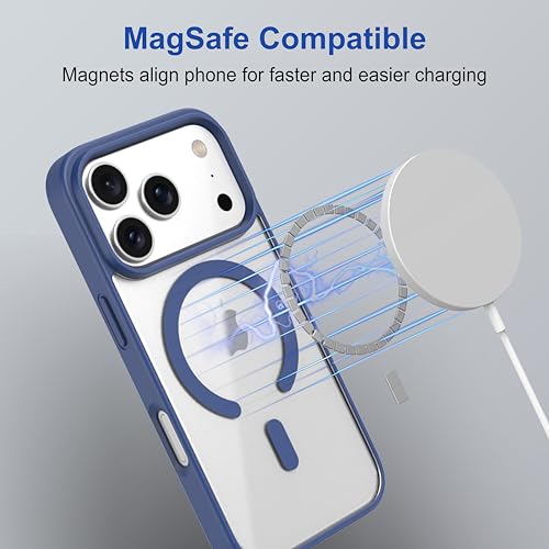 Image of Zapcase Back Case Cover for iPhone 17 Pro | Compatible for iPhone 17 Pro Back Cover | Scratch-Resistant | Navy Blue