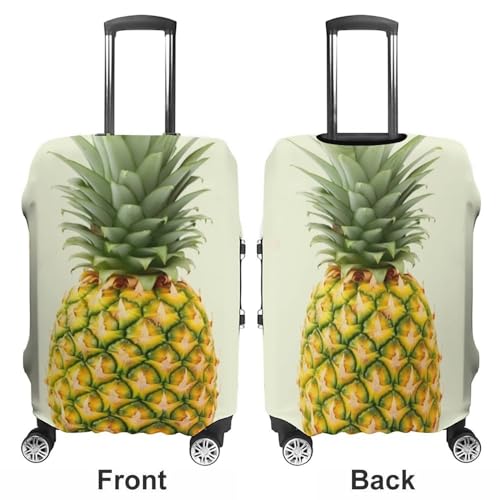 Fresh Pineapple Luggage Cover for Suitcase Tsa Approved Stylish Suitcase Covers Washable Stretch Suitcase Protector Anti-Scratch Travel Baggage Covers for 19-32 Inch Luggage3