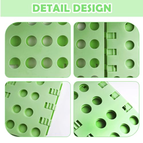 Tabla para Doblar Ropa Camisetas, Camisas, Suéteres y Pantalones – Fácil de Usar, Materiales Resistentes y Diseño Compacto para Optimizar el Espacio – para Niños y Adultos,Verde