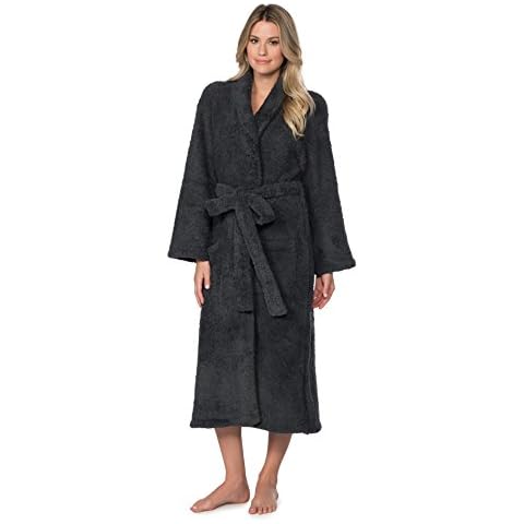 Barefoot Dreams Women's Bamboochic Robe 2 Slate Blue Cover