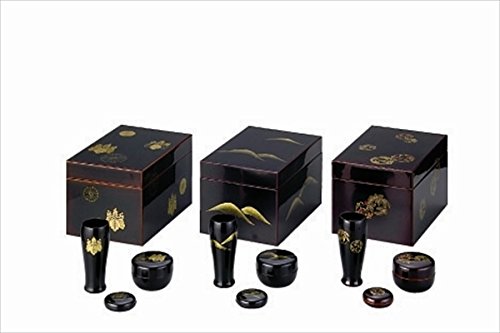 Amazon｜茶道具商 左座園 溜真塗 高台寺 茶箱(三点セット付