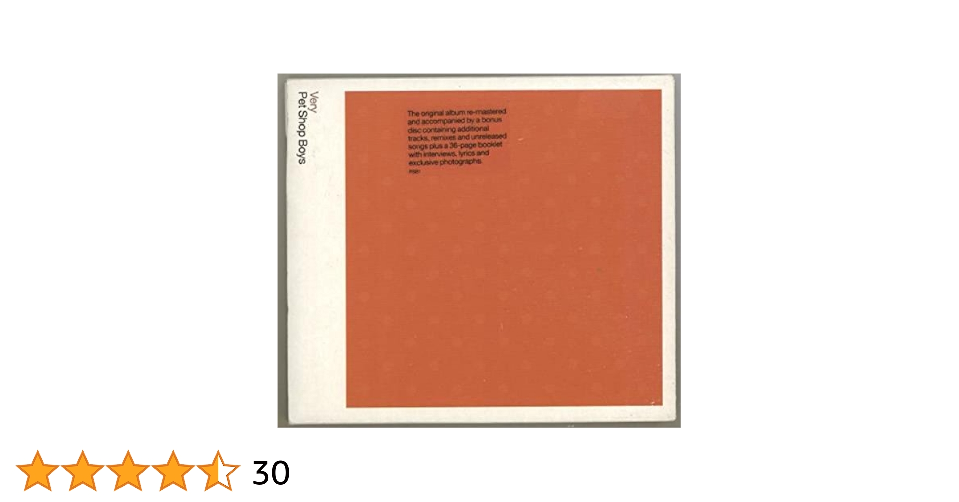 ペットショップボーイズ (Further Listening) 輸入中古CD Very: Further Listening 1992-1994 (2018 Remastered Version