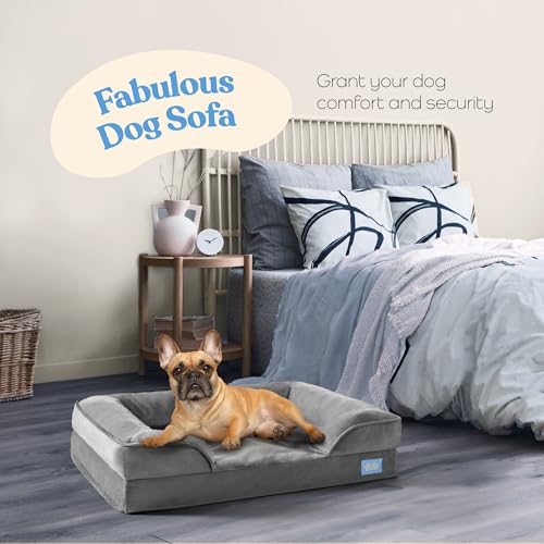 Orthopedic Dog Sofa Bed – Deluxe Comfort for Medium Dogs – Breathable, Waterproof, and Easy to Clean.