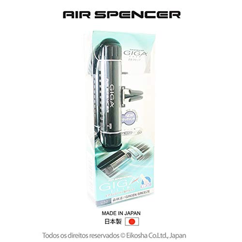 Kit Aromatizador Air spencer Green Breeze Perfume de carro Importado Japão Cheirinho purificador