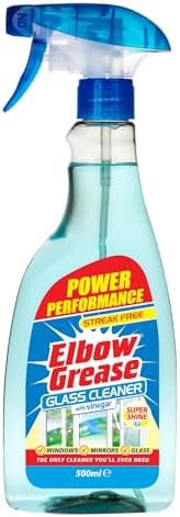 Elbow Grease Glass Cleaner with Vinegar for Windows and Mirrors, 500 ml - Window Cleaning Equipment (Pack of 1) - View 3